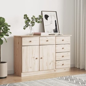 ALTA sideboard solid pine wood 112x35x73 cm by vidaXL, Sideboards - Ref: Foro24-353939, Price: 170,26 €, Discount: %