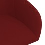 Red Wine Velvet Swivel Dining Chair by vidaXL, dining chairs - Ref: Foro24-330594, Price: 100,99 €, Discount: %