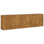 Corten steel planter 280x40x80 cm by vidaXL, Pots and planters - Ref: Foro24-824528, Price: 296,89 €, Discount: %