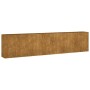 Jardinera acero corten 360x40x80 cm de vidaXL, Maceteros y jardineras - Ref: Foro24-824529, Precio: 439,35 €, Descuento: %