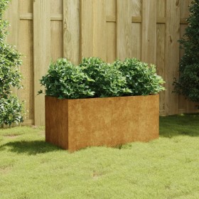 Corten steel pot 80x40x40 cm by vidaXL, Pots and planters - Ref: Foro24-824530, Price: 88,49 €, Discount: %