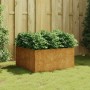 Jardinera de acero corten 80x80x40 cm de vidaXL, Maceteros y jardineras - Ref: Foro24-824531, Precio: 104,99 €, Descuento: %