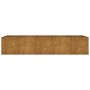 Jardinera acero corten 200x80x40 cm de vidaXL, Maceteros y jardineras - Ref: Foro24-824533, Precio: 135,58 €, Descuento: %