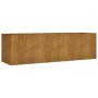 Jardinera acero corten 280x80x80 cm de vidaXL, Maceteros y jardineras - Ref: Foro24-824540, Precio: 383,12 €, Descuento: %