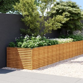 Jardinera acero corten 578x100x69 cm de vidaXL, Maceteros y jardineras - Ref: Foro24-152007, Precio: 317,99 €, Descuento: %