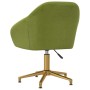 4pcs Light Green Velvet Swivel Dining Chairs by vidaXL, dining chairs - Ref: Foro24-3089708, Price: 293,99 €, Discount: %