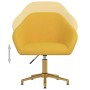 Swivel dining chairs 6 pcs yellow velvet by vidaXL, dining chairs - Ref: Foro24-3089723, Price: 439,90 €, Discount: %