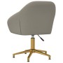 Silla de oficina giratoria de terciopelo gris claro de vidaXL, Sillas de oficina - Ref: Foro24-3089727, Precio: 99,96 €, Desc...