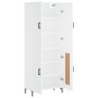 Tall white plywood sideboard 69.5x34x180 cm by vidaXL, Sideboards - Ref: Foro24-3195787, Price: 172,57 €, Discount: %