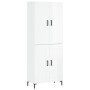 High glossy white plywood sideboard 69.5x34x180 cm by vidaXL, Sideboards - Ref: Foro24-3195789, Price: 152,99 €, Discount: %