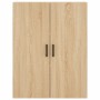 Aparador alto madera contrachapada color roble 69,5x34x180 cm de vidaXL, Aparadores - Ref: Foro24-3195790, Precio: 140,09 €, ...