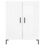 High glossy white plywood sideboard 69.5x34x180 cm by vidaXL, Sideboards - Ref: Foro24-3195789, Price: 152,99 €, Discount: %