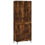 Tall smoked oak plywood sideboard 69.5x34x180 cm by vidaXL, Sideboards - Ref: Foro24-3195792, Price: 140,99 €, Discount: %