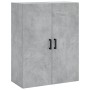 Aparador alto madera contrachapada gris hormigón 69,5x34x180 cm de vidaXL, Aparadores - Ref: Foro24-3195791, Precio: 147,00 €...