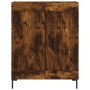 Tall smoked oak plywood sideboard 69.5x34x180 cm by vidaXL, Sideboards - Ref: Foro24-3195792, Price: 140,99 €, Discount: %