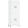 Tall white plywood sideboard 69.5x34x180 cm by vidaXL, Sideboards - Ref: Foro24-3195795, Price: 160,10 €, Discount: %