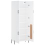 Tall white plywood sideboard 69.5x34x180 cm by vidaXL, Sideboards - Ref: Foro24-3195795, Price: 160,10 €, Discount: %