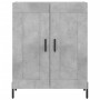 Aparador alto madera contrachapada gris hormigón 69,5x34x180 cm de vidaXL, Aparadores - Ref: Foro24-3195799, Precio: 146,53 €...