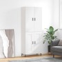 High glossy white plywood sideboard 69.5x34x180 cm by vidaXL, Sideboards - Ref: Foro24-3195805, Price: 152,99 €, Discount: %