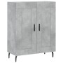 Hohes Sideboard Sperrholz grauer Beton 69,5x34x180 cm von vidaXL, Sideboards - Ref: Foro24-3195807, Preis: 147,24 €, Rabatt: %