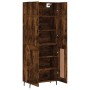 Tall smoked oak plywood sideboard 69.5x34x180 cm by vidaXL, Sideboards - Ref: Foro24-3195808, Price: 139,99 €, Discount: %