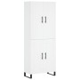 Tall white plywood sideboard 69.5x34x180 cm by vidaXL, Sideboards - Ref: Foro24-3195811, Price: 168,66 €, Discount: %