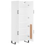 Tall white plywood sideboard 69.5x34x180 cm by vidaXL, Sideboards - Ref: Foro24-3195811, Price: 168,66 €, Discount: %