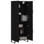 Tall black plywood sideboard 69.5x34x180 cm by vidaXL, Sideboards - Ref: Foro24-3195812, Price: 159,99 €, Discount: %