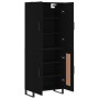 Tall black plywood sideboard 69.5x34x180 cm by vidaXL, Sideboards - Ref: Foro24-3195812, Price: 159,99 €, Discount: %