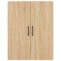 Aparador alto madera contrachapada color roble 69,5x34x180 cm de vidaXL, Aparadores - Ref: Foro24-3195814, Precio: 162,99 €, ...