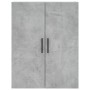 Aparador alto madera contrachapada gris hormigón 69,5x34x180 cm de vidaXL, Aparadores - Ref: Foro24-3195815, Precio: 154,44 €...