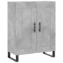 Aparador alto madera contrachapada gris hormigón 69,5x34x180 cm de vidaXL, Aparadores - Ref: Foro24-3195815, Precio: 154,44 €...