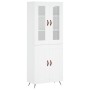 Tall white plywood sideboard 69.5x34x180 cm by vidaXL, Sideboards - Ref: Foro24-3198313, Price: 154,99 €, Discount: %