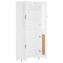 Tall white plywood sideboard 69.5x34x180 cm by vidaXL, Sideboards - Ref: Foro24-3198313, Price: 154,99 €, Discount: %