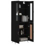 Tall black plywood sideboard 69.5x34x180 cm by vidaXL, Sideboards - Ref: Foro24-3198314, Price: 163,34 €, Discount: %