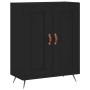 Tall black plywood sideboard 69.5x34x180 cm by vidaXL, Sideboards - Ref: Foro24-3198314, Price: 163,34 €, Discount: %