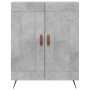 Concrete gray plywood tall sideboard 69.5x34x180 cm by vidaXL, Sideboards - Ref: Foro24-3198317, Price: 153,99 €, Discount: %