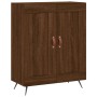 Tall oak brown plywood sideboard 69.5x34x180 cm by vidaXL, Sideboards - Ref: Foro24-3198320, Price: 164,99 €, Discount: %