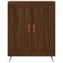 Tall oak brown plywood sideboard 69.5x34x180 cm by vidaXL, Sideboards - Ref: Foro24-3198320, Price: 164,99 €, Discount: %