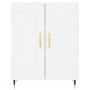 Tall white plywood sideboard 69.5x34x180 cm by vidaXL, Sideboards - Ref: Foro24-3198321, Price: 176,99 €, Discount: %