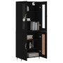 Aparador alto madera contrachapada negro 69,5x34x180 cm de vidaXL, Aparadores - Ref: Foro24-3198322, Precio: 165,90 €, Descue...