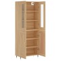 High oak-colored plywood sideboard 69.5x34x180 cm by vidaXL, Sideboards - Ref: Foro24-3198324, Price: 152,48 €, Discount: %