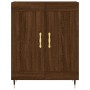 Tall oak brown plywood sideboard 69.5x34x180 cm by vidaXL, Sideboards - Ref: Foro24-3198328, Price: 152,99 €, Discount: %