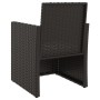 Silla de jardín con cojín ratán sintético negro de vidaXL, Sillas de jardín - Ref: Foro24-362320, Precio: 70,99 €, Descuento: %