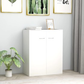 White plywood sideboard 60x30x75 cm by vidaXL, Sideboards - Ref: Foro24-800729, Price: 57,68 €, Discount: %