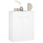 Aparador de madera contrachapada blanco 60x30x75 cm de vidaXL, Aparadores - Ref: Foro24-800729, Precio: 57,68 €, Descuento: %