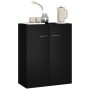 Black plywood sideboard 60x30x75 cm by vidaXL, Sideboards - Ref: Foro24-800730, Price: 52,99 €, Discount: %