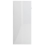 Aparador de madera contrachapada blanco brillante 60x30x75 cm de vidaXL, Aparadores - Ref: Foro24-800735, Precio: 72,29 €, De...