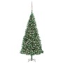 Árbol de Navidad preiluminado con luces y bolas verde 300 cm de vidaXL, Arboles de navidad - Ref: Foro24-3077836, Precio: 210...