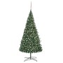 Künstlicher Weihnachtsbaum mit LED und grünen Kugeln 400 cm von vidaXL, Weihnachtsbäume - Ref: Foro24-3077838, Preis: 433,71 ...